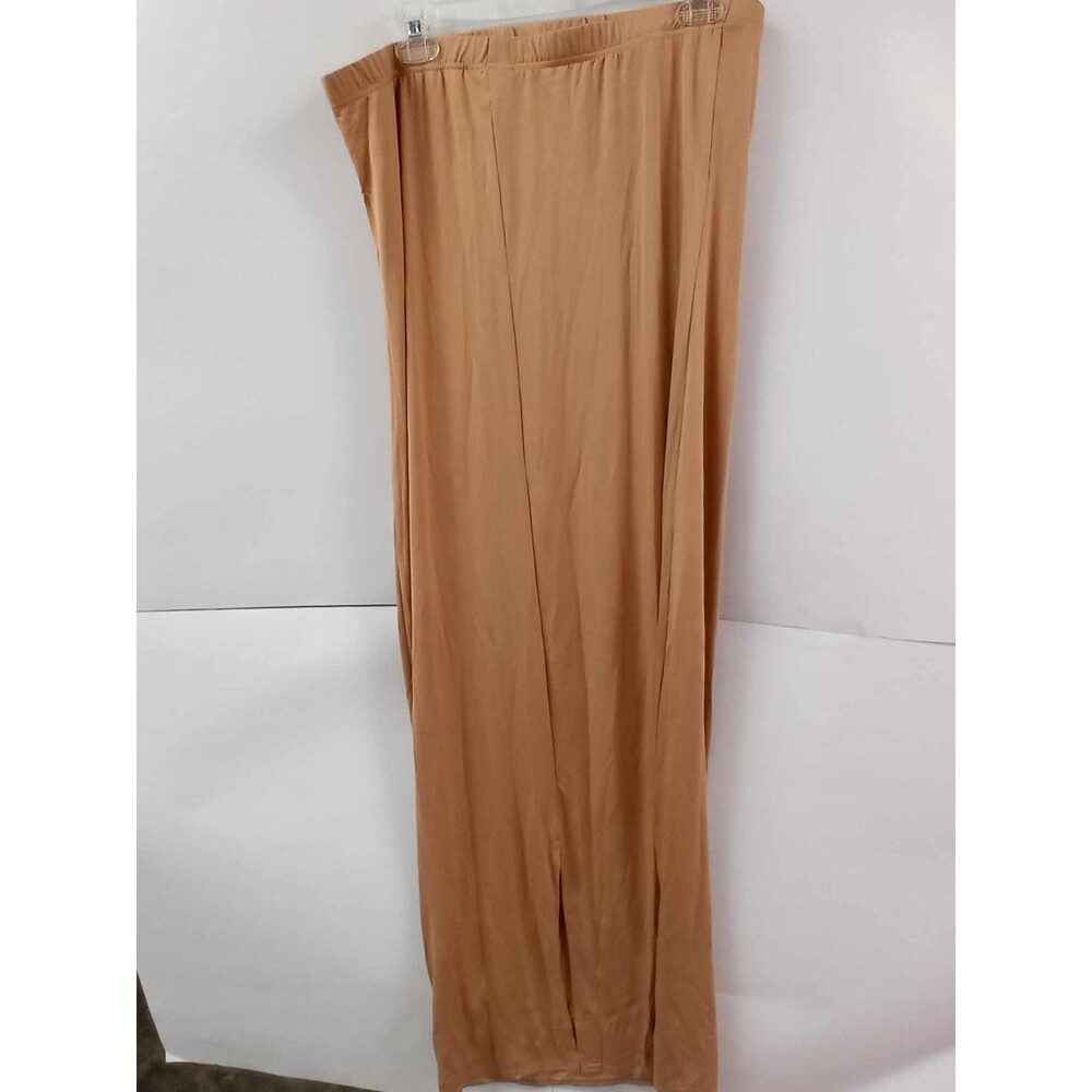 Jolie & Joy Women’s Tan Wide Leg Pants Elastic Waist Plus Size 1X NWT